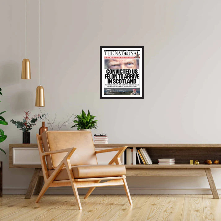 The National (Framed cover) - TRUMP VISIT