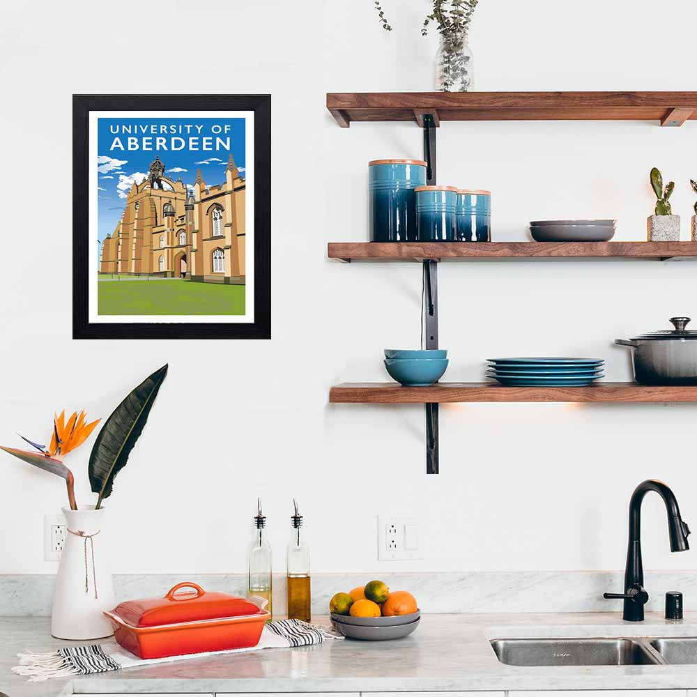 Vintage Poster - The University of Aberdeen