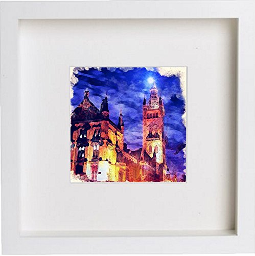 Glasgow University At Night Art Artwork 0065 - The National
