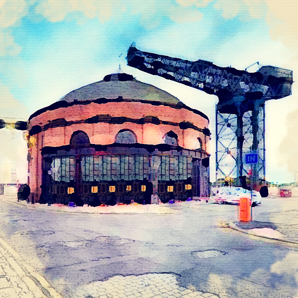 Rotunda And Finnieston Crane Glasgow, Scotland 181 - The National