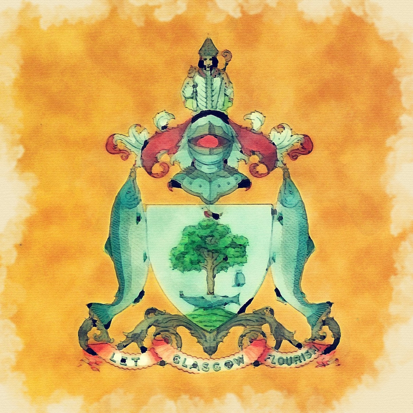 Glasgow, Scotland Glasgow Coat Of Arms 0067 - The National