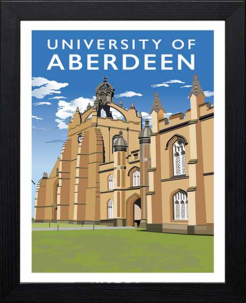 Vintage Poster - The University of Aberdeen