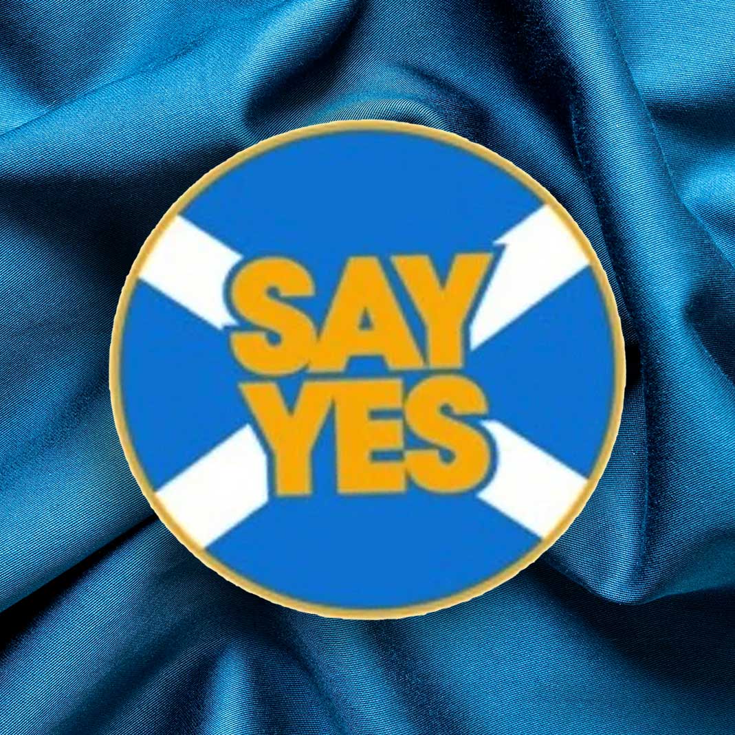 National Say-Yes Enamel Badge