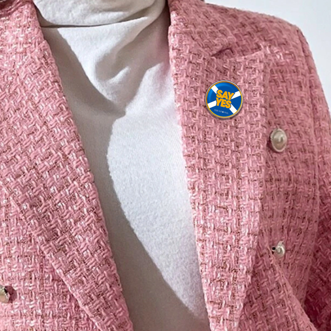 National Say-Yes Enamel Badge