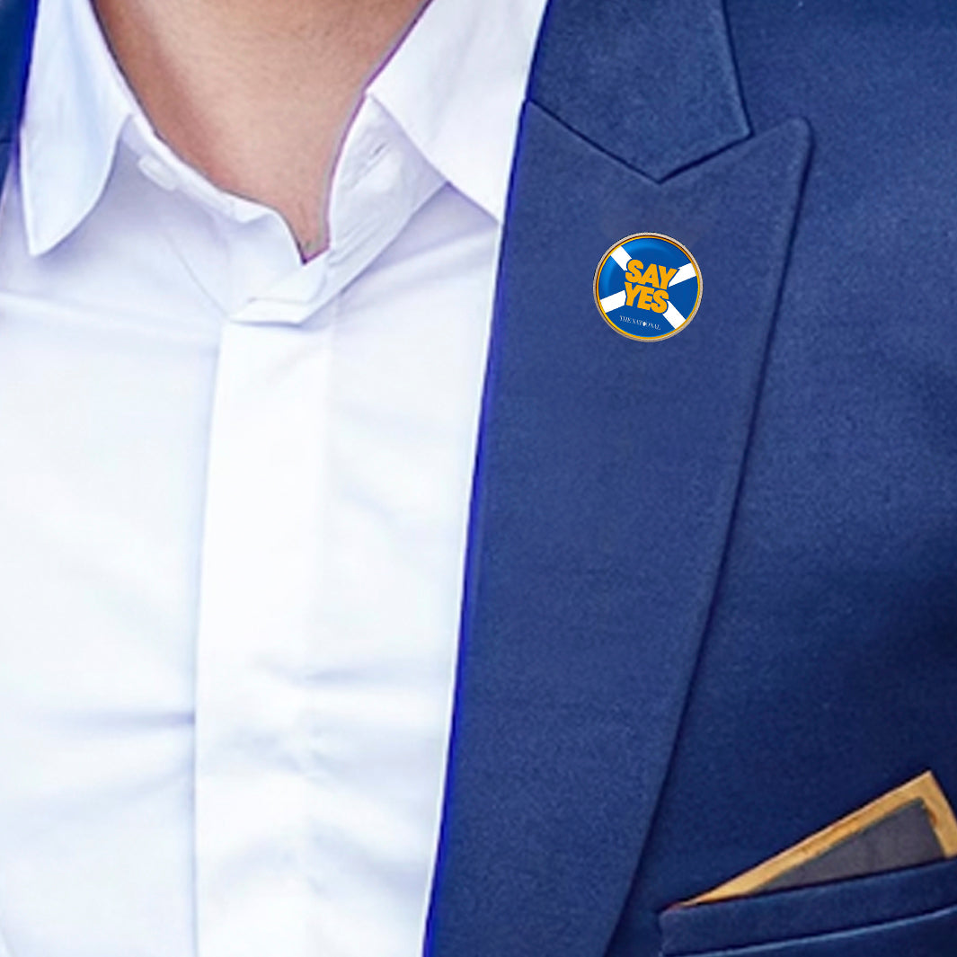 National Say-Yes Enamel Badge
