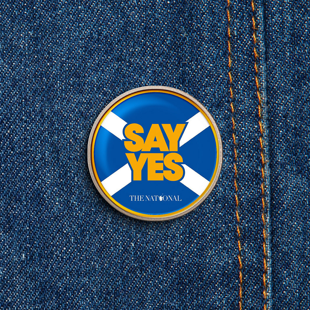 National Say-Yes Enamel Badge