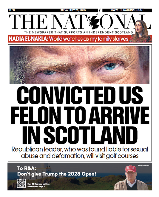 The National (Poster) - TRUMP VISIT