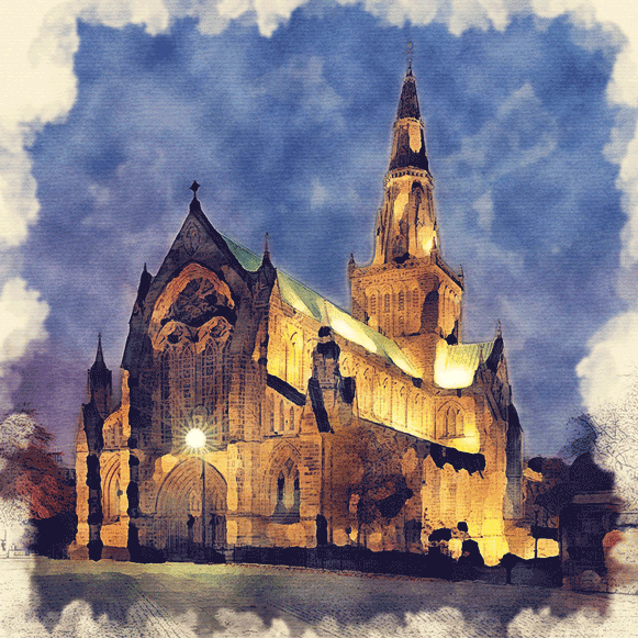 Glasgow Cathedral At Night 0043 - The National