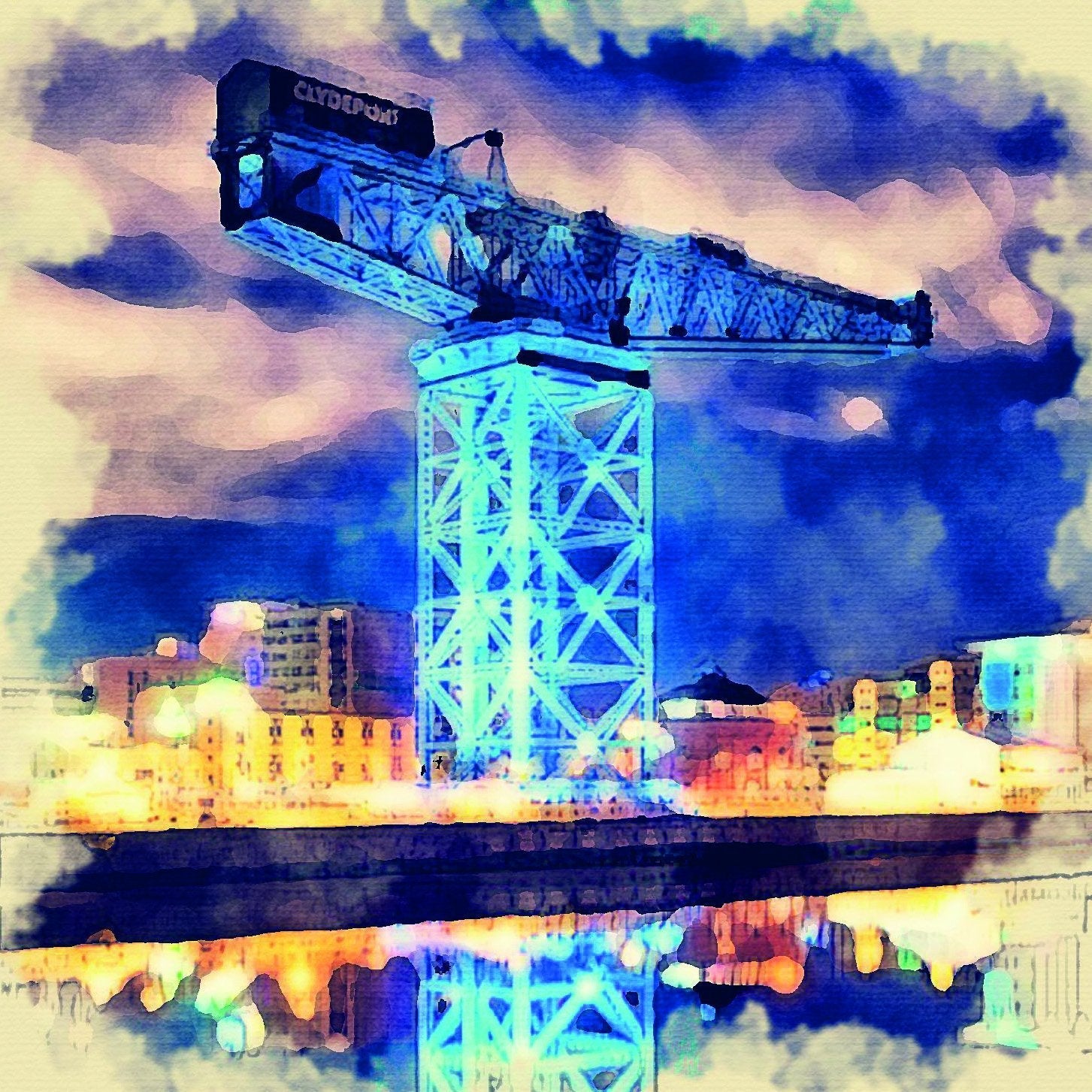 Glasgow Finnieston Crane At Night 0046 - The National
