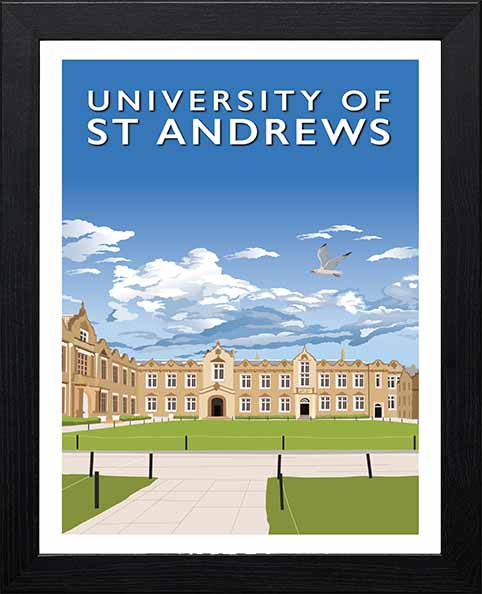Vintage Poster - The University of St Andrews