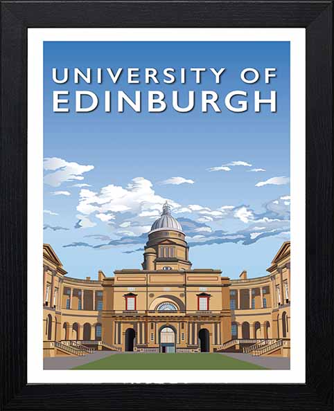 Vintage Poster - The University of Edinburgh