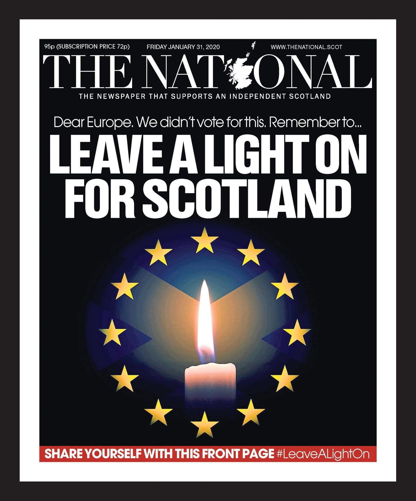 The National Front Cover - LEAVE-A-LIGHT-ON