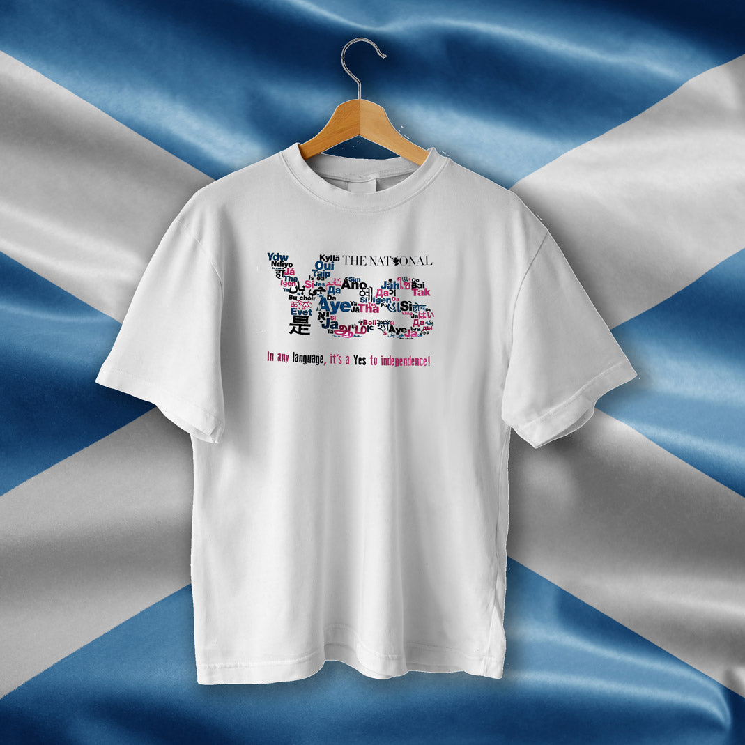 The National YES White TShirt